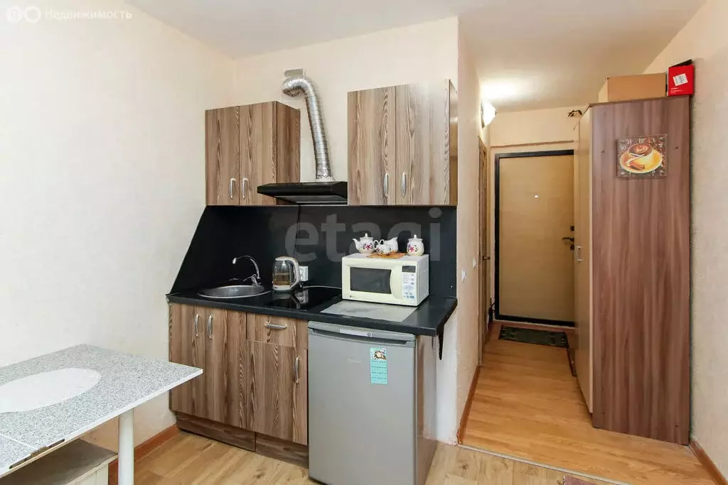 Квартира-студия: Тюмень, улица Новосёлов, 115 (15.8 м) - Фото 1