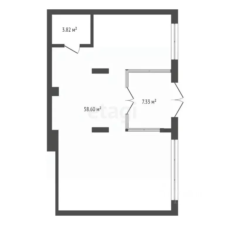 Помещение свободного назначения в Тюменская область, Тюмень ул. ... - Фото 2