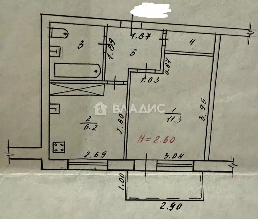 1-к кв. Волгоградская область, Волгоград ул. 39-й Гвардейской Дивизии, ... - Фото 2