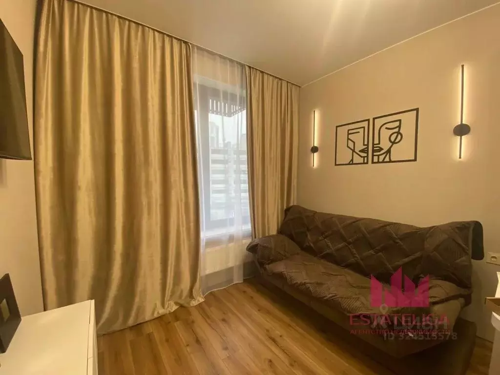 Студия Москва Нагатинская наб., 10А (21.0 м) - Фото 1