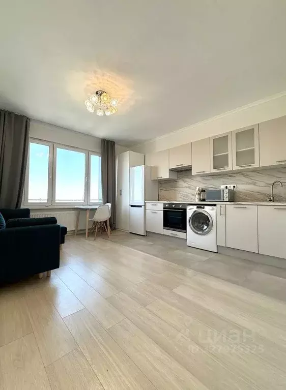 Студия Москва ул. Берзарина, 32А (25.0 м) - Фото 2