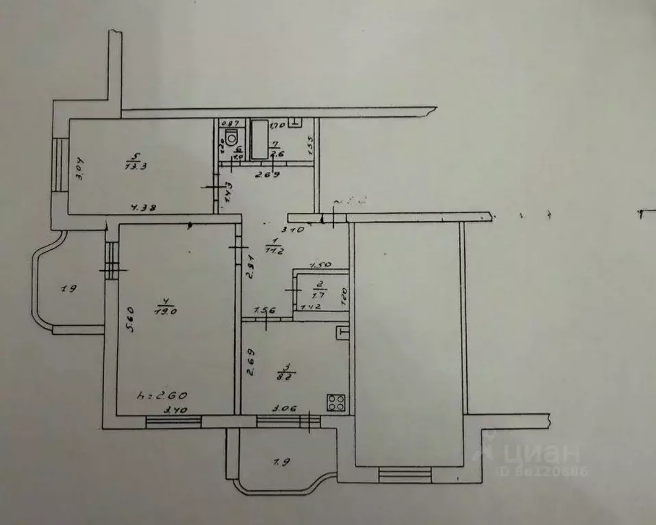 2-к кв. Тверская область, Тверь ул. Склизкова, 6 (64.0 м) - Фото 2
