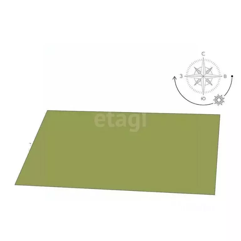 Участок в Крым, Сакский район, Молочненское с/пос, с. Витино  (6.07 ... - Фото 2