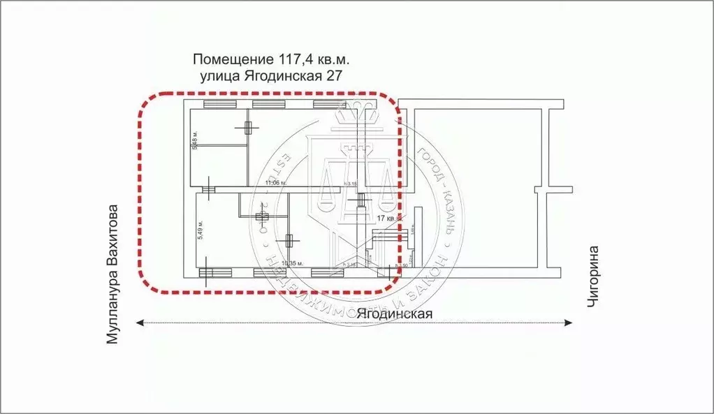 Помещение свободного назначения в Татарстан, Казань Ягодинская ул., 27 ... - Фото 2