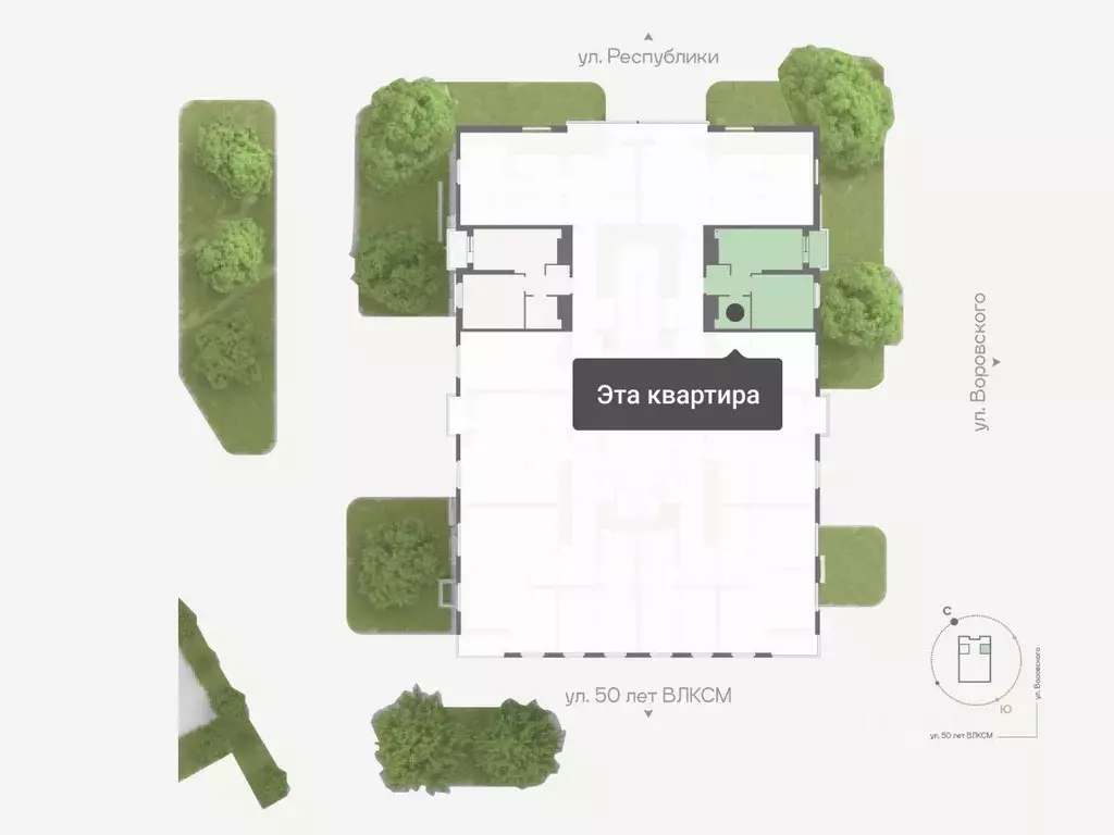 1-к кв. Тюменская область, Тюмень ул. Республики, 204к17 (36.85 м) - Фото 2