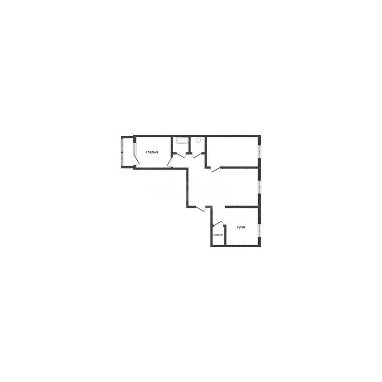 3-комнатная квартира: Курган, улица Свердлова, 15 (64 м) - Фото 1