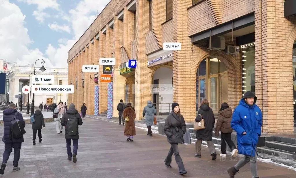 Помещение свободного назначения в Москва Долгоруковская ул., 40 (162 ... - Фото 1