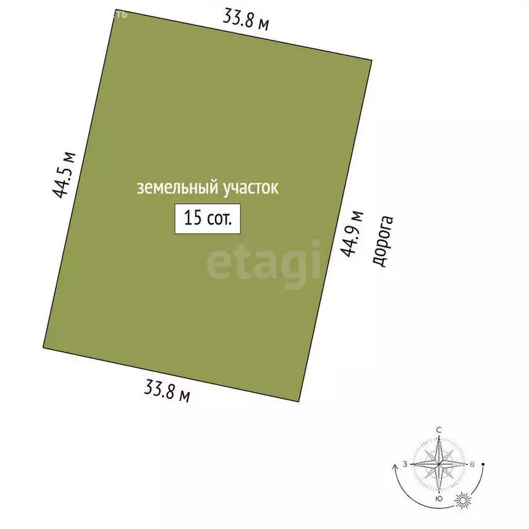 Участок в Коряки, Рабочая улица (15 м) - Фото 1