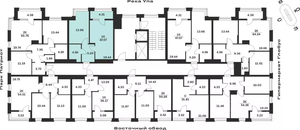 1-к кв. Тульская область, Тула городской округ, с. Осиновая Гора, ... - Фото 2