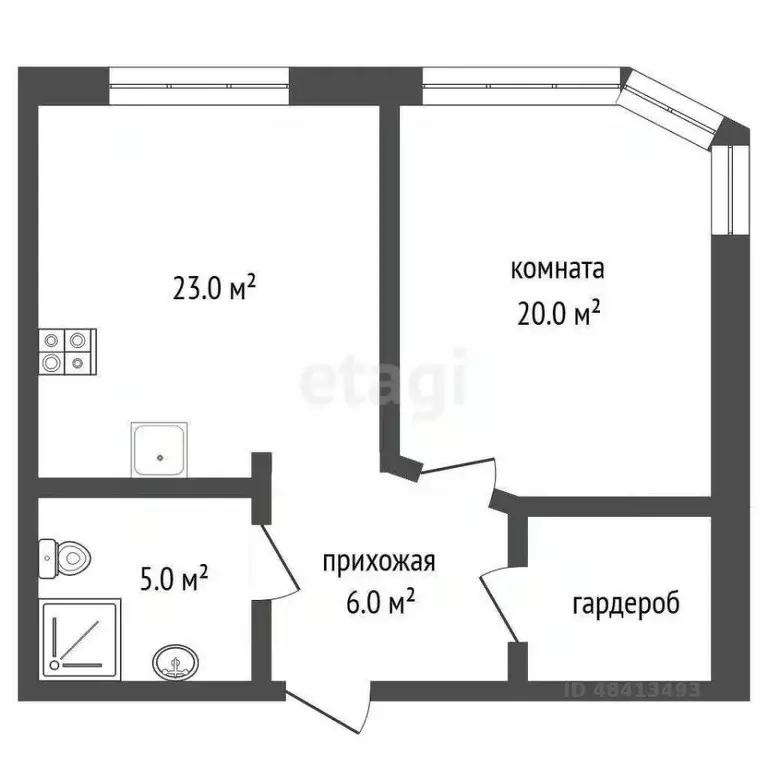2-к кв. Краснодарский край, Геленджик Верхняя ул., 4к7 (50.0 м) - Фото 2
