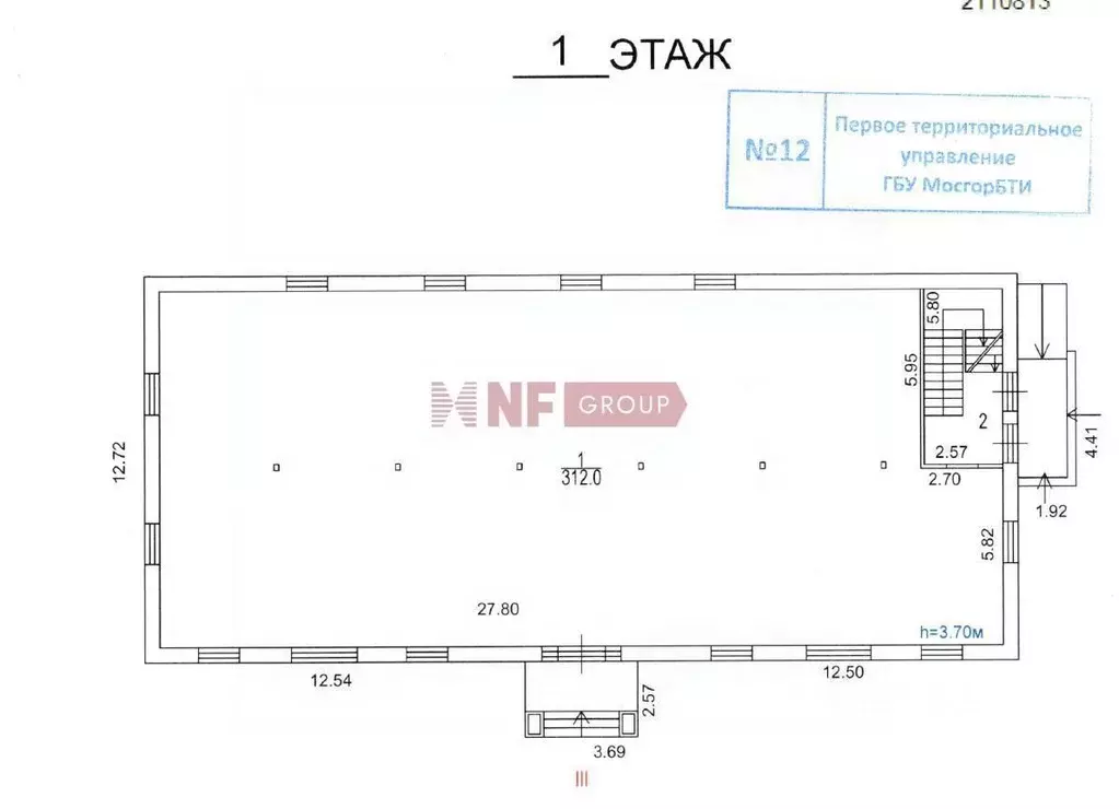 Торговая площадь в Москва 1-я Миусская ул., 20С1 (626 м) - Фото 2