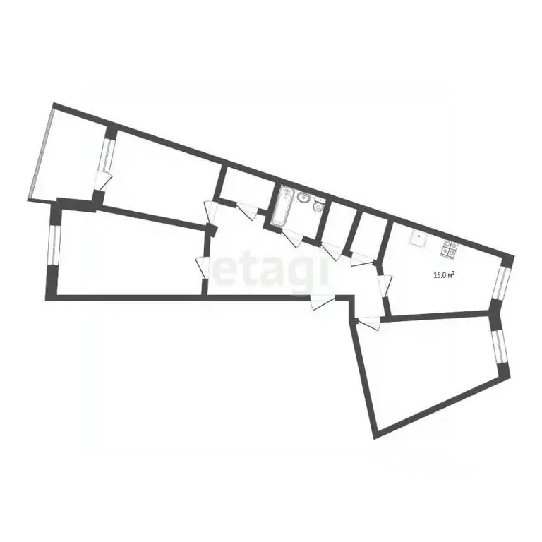 3-к кв. Тюменская область, Тюмень ул. Федюнинского, 7к1 (112.0 м) - Фото 1