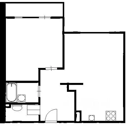 Квартира, 2 комнаты, 51.5 м - Фото 2