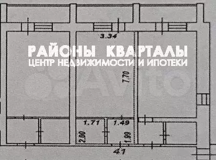 1-к. квартира, 32,1 м, 5/5 эт. - Фото 0