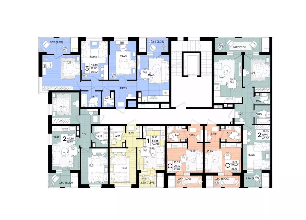 Студия Краснодарский край, Краснодар Народные Кварталы жилой комплекс ... - Фото 2