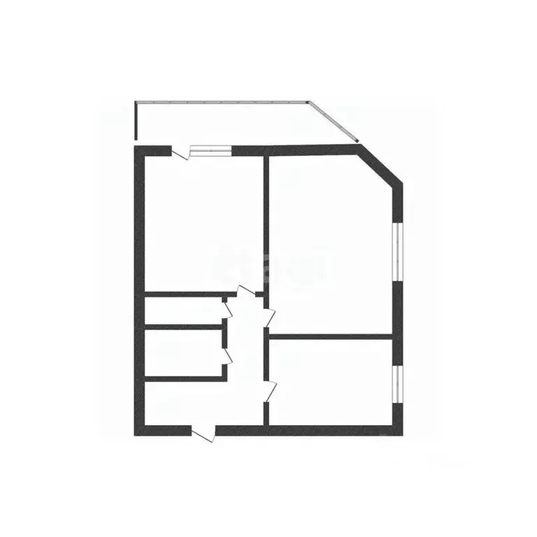 2-к кв. Башкортостан, Нефтекамск ул. Ленина, 45А (50.1 м) - Фото 1