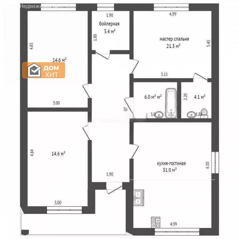 Дом в Севастополь, ТСН СНТ Факел (120 м) - Фото 2