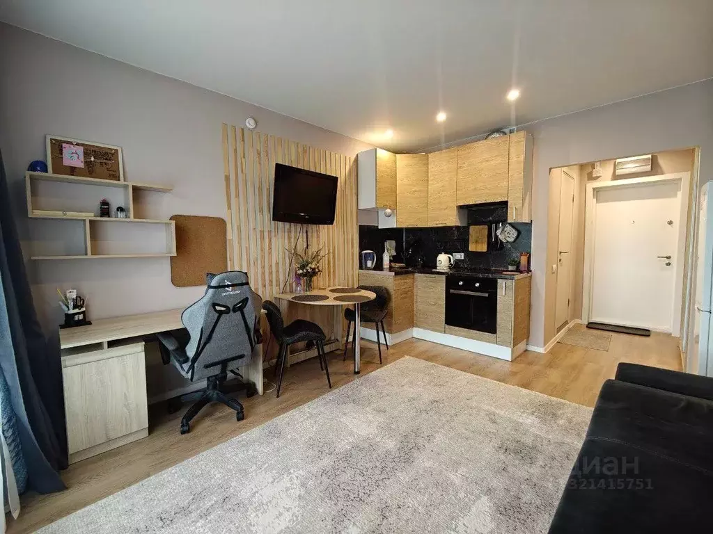 Студия Московская область, Одинцово ул. Каштановая, 11 (22.0 м) - Фото 0