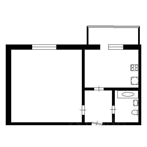 1-к кв. Владимирская область, Собинка Рабочий просп., 17 (34.4 м) - Фото 2