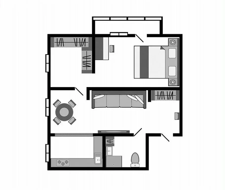 2-комнатная квартира: Москва, Севастопольский проспект, 3к4 (43 м) - Фото 1