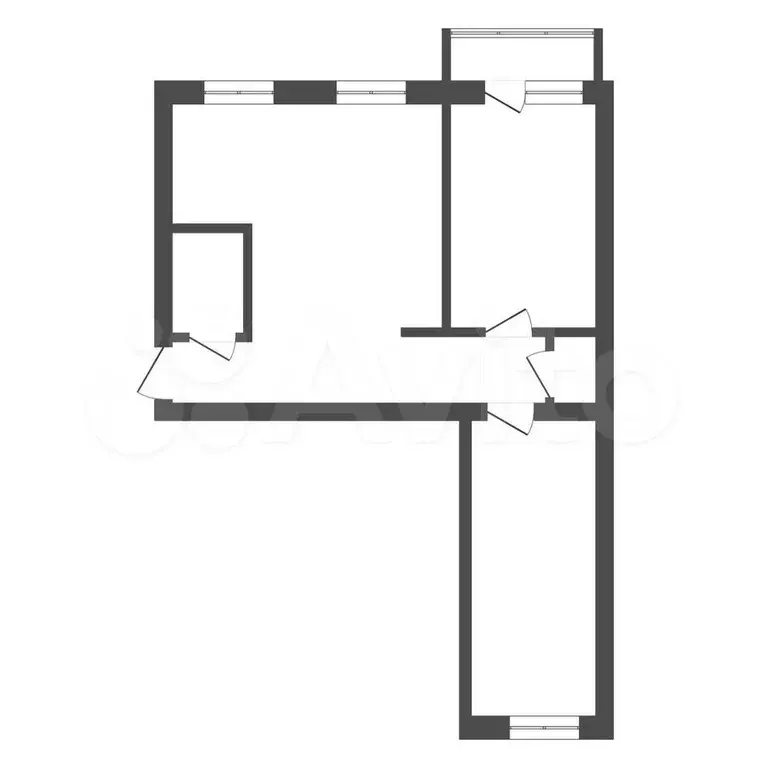 3-к. квартира, 58,2 м, 5/5 эт. - Фото 0