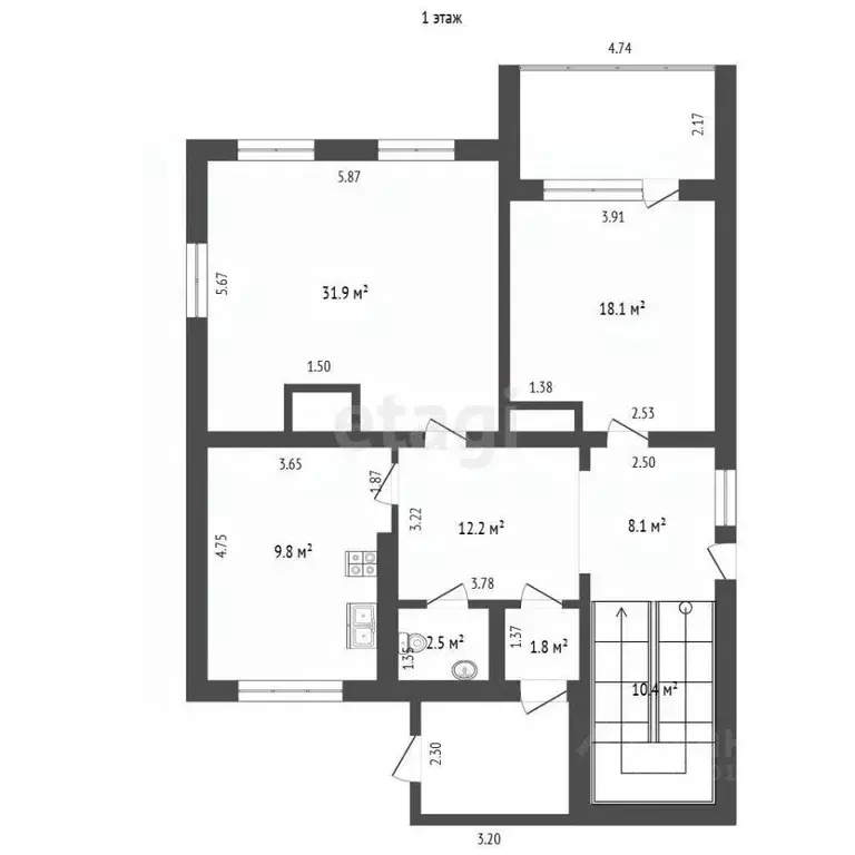 Дом в Самарская область, Кинель-Черкассы с/пос, с. Алтухово ул. ... - Фото 2