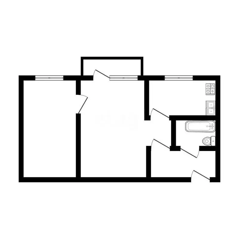 2-комнатная квартира: Оренбург, проспект Победы, 132 (43.5 м) - Фото 1