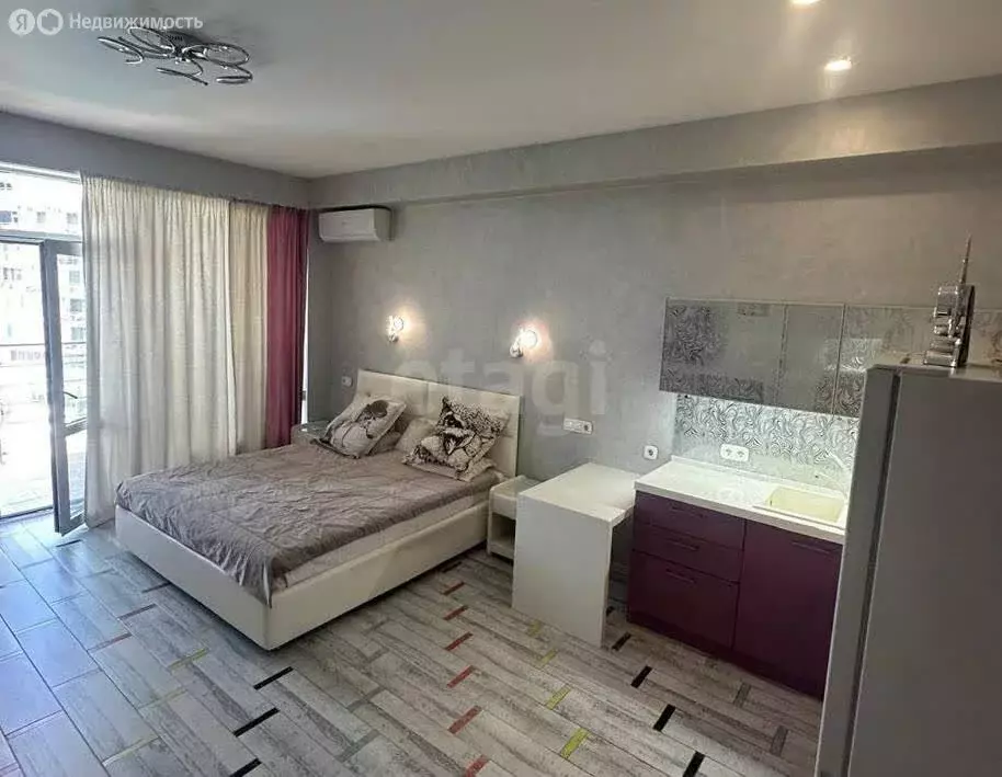 Квартира-студия: Севастополь, Парковая улица, 7 (37.7 м) - Фото 1