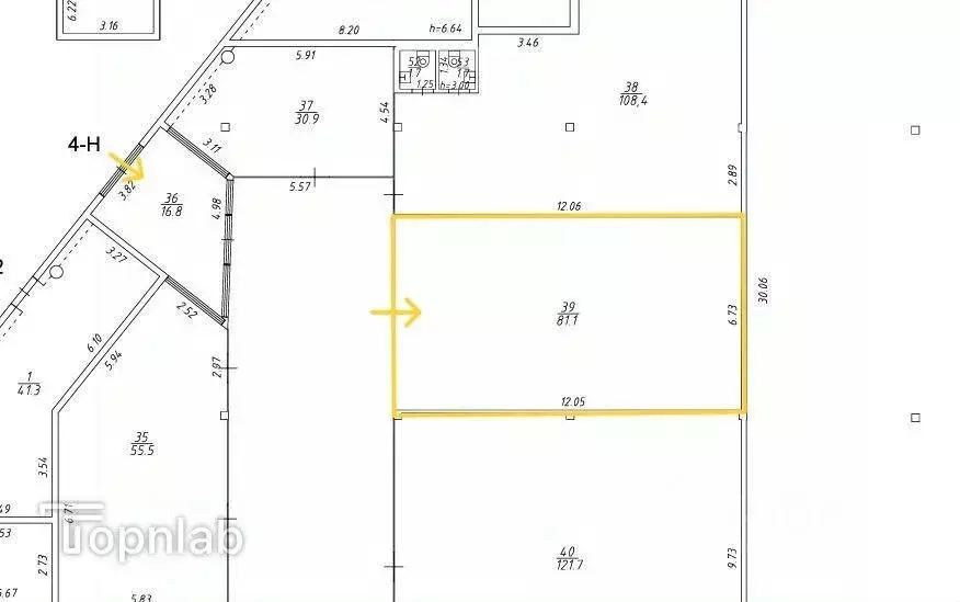 Торговая площадь в Санкт-Петербург пос. Парголово, ул. Михаила Дудина, ... - Фото 2
