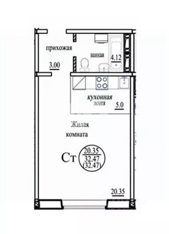 Студия Новосибирская область, Новосибирск ул. Татьяны Снежиной, 41/1 ... - Фото 2