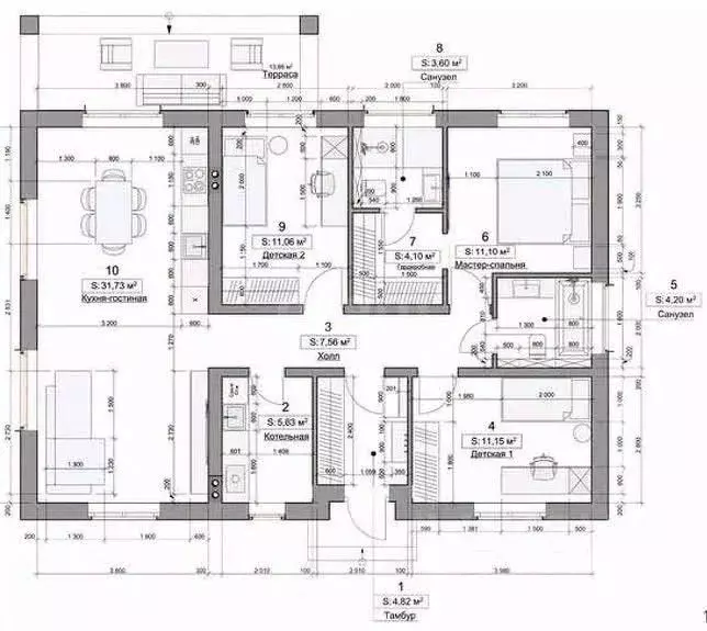 Дом в Курская область, Курский район, с. Рышково ул. Клубничная (93 м) - Фото 0