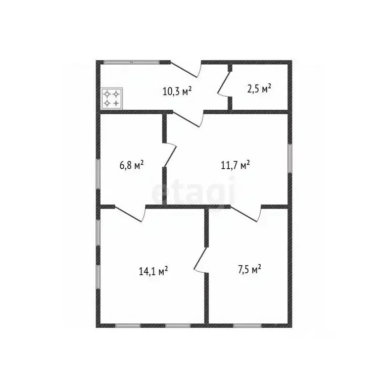 Дом в Белгородская область, Валуйский муниципальный округ, Уразово рп ... - Фото 2