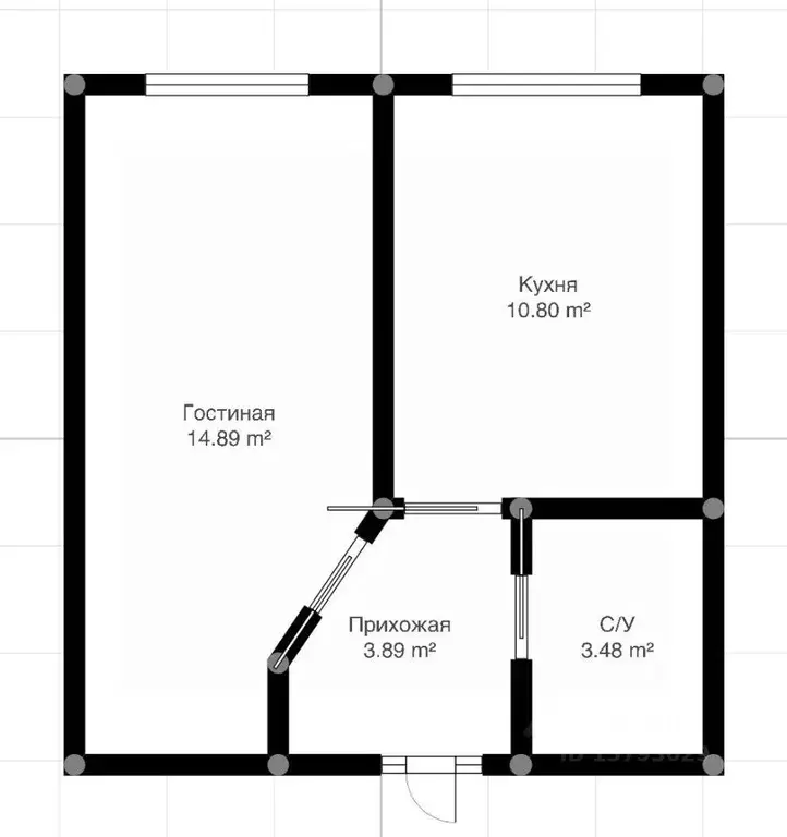 1-к кв. Кабардино-Балкария, Нальчик ул. Солнечная, 10к3 (35.11 м) - Фото 1