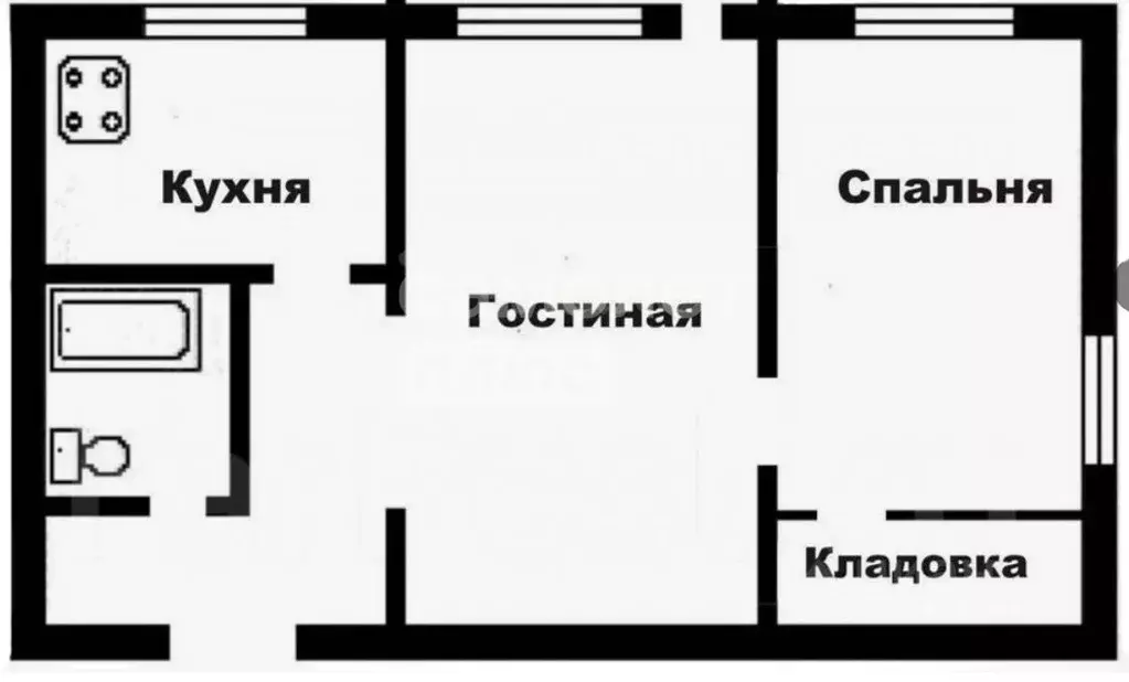 2-к кв. Липецкая область, Липецк ул. Семена Кондарева, 13 (44.0 м) - Фото 1