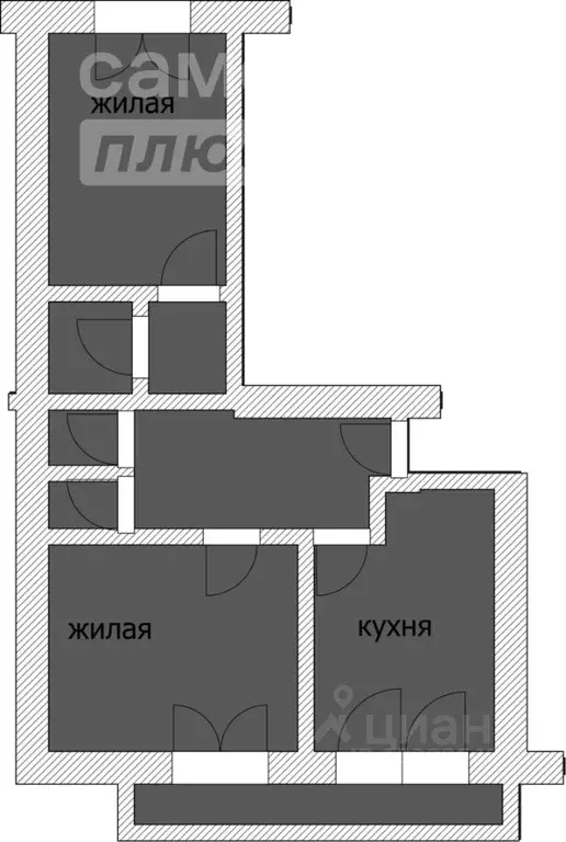 2-к кв. Смоленская область, Смоленск ул. Воробьева, 3 (63.4 м) - Фото 1