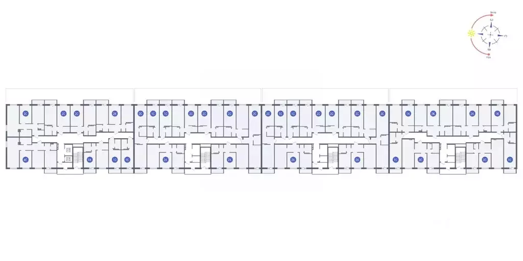 2-к кв. Новосибирская область, Новосибирск ул. Забалуева, 69 (46.82 м) - Фото 1