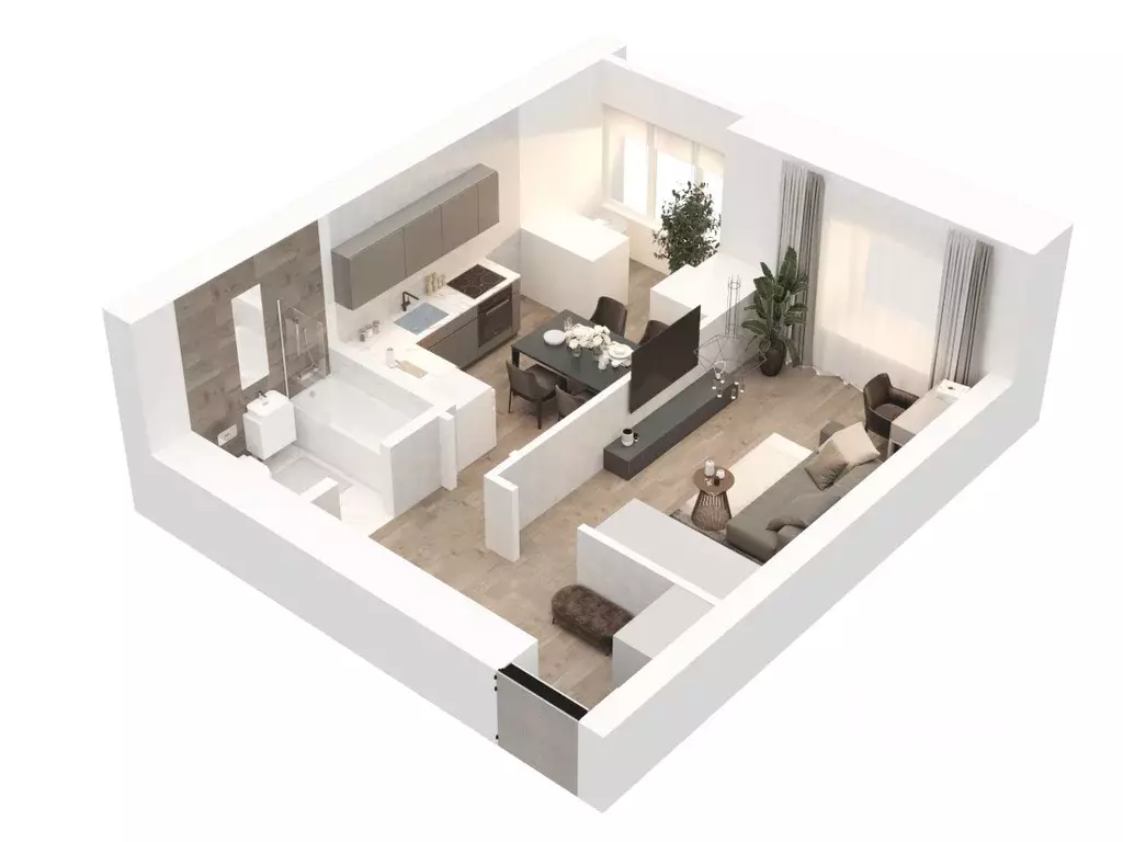 1-к кв. Татарстан, Зеленодольский район, Осиновское с/пос, с. Осиново ... - Фото 2