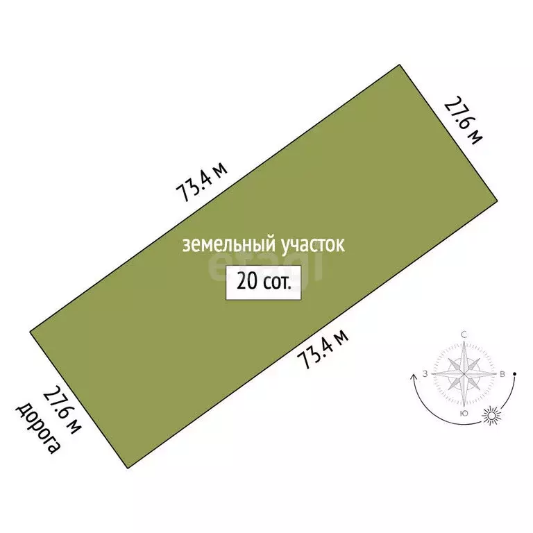 Участок в Челябинская область, Сосновский муниципальный округ, деревня ... - Фото 1