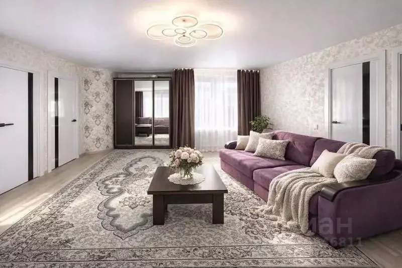 3-к кв. Самарская область, Новокуйбышевск ул. Чернышевского, 33 (64.0 ... - Фото 1