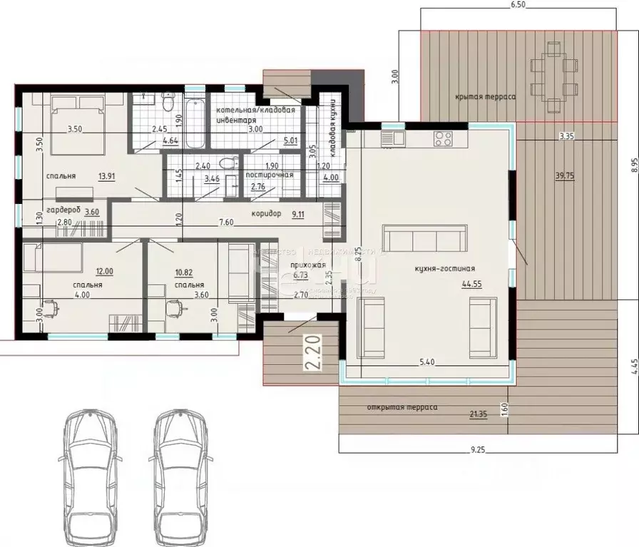 Коттедж в Нижегородская область, Дальнеконстантиновский муниципальный ... - Фото 2