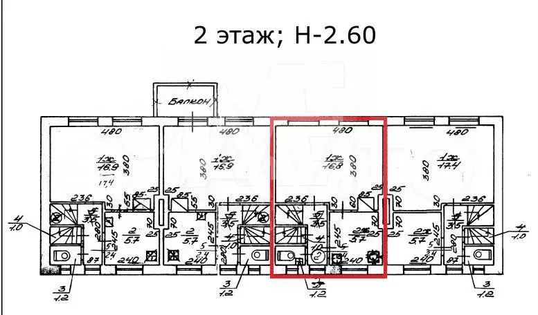 3-к. квартира, 75 м, 1/3 эт. - Фото 0