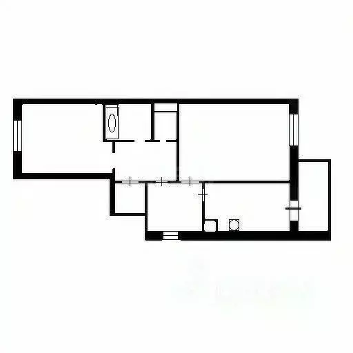 2-к кв. Башкортостан, Уфа Бакалинская ул., 19 (58.3 м) - Фото 2