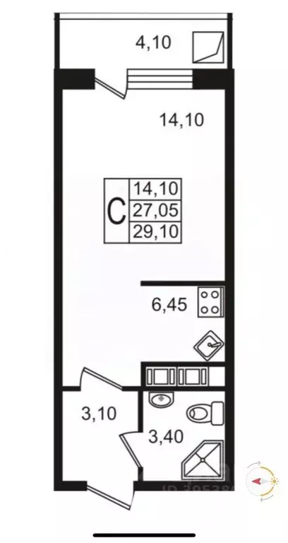 Студия Ленинградская область, Коммунар г. Гатчинский муниципальный ... - Фото 2