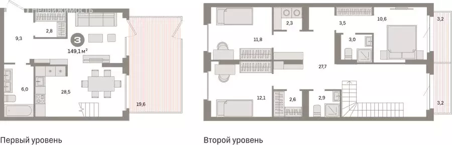 3-комнатная квартира: Екатеринбург, жилой район Сортировочный, ... - Фото 1