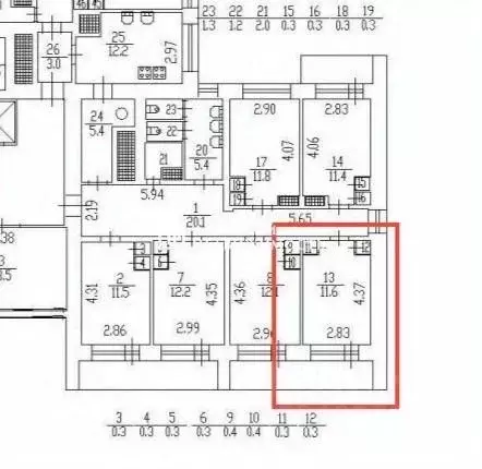 Комната Санкт-Петербург Светлановский просп., 60К2 (11.6 м) - Фото 2