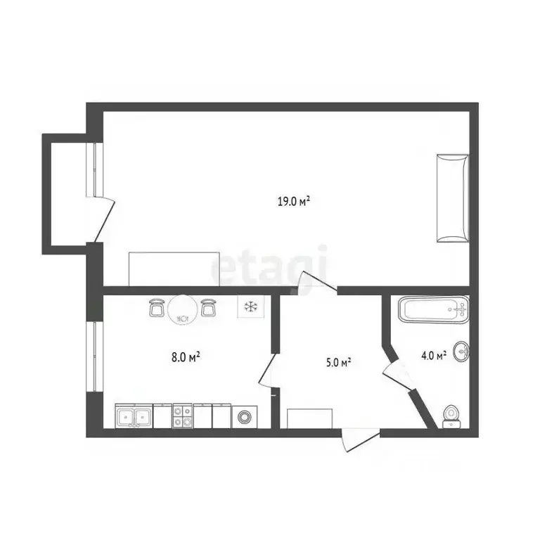 1-к кв. Пермский край, Пермь ул. Куйбышева, 93 (36.1 м) - Фото 2