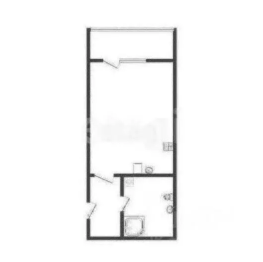 Студия Курская область, Курск ул. Энгельса, 115/5 (26.68 м) - Фото 2