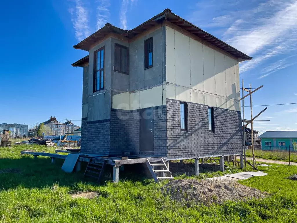 Дом в Вологодская область, пос. Надеево ул. Радужная (120 м) - Фото 1