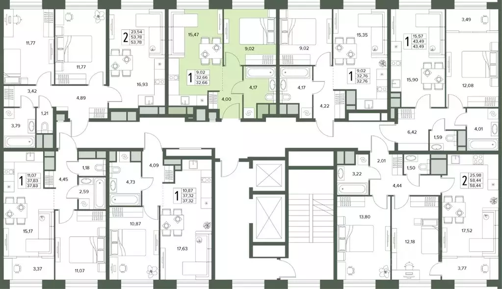 2-к кв. Московская область, Серпухов  (32.66 м) - Фото 2