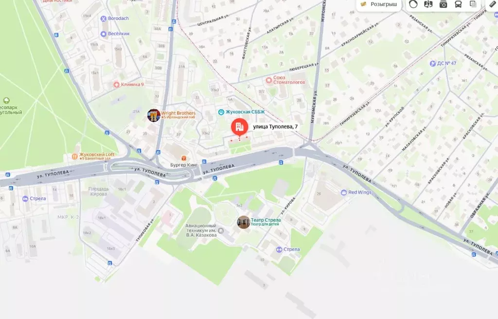 Свободной планировки кв. Московская область, Жуковский ул. Туполева, 7 ... - Фото 2